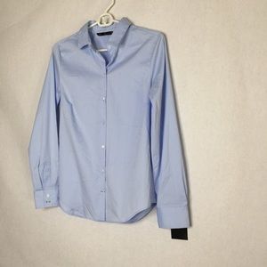 Zara Basic Collection Blouse-Size M-Light Blue